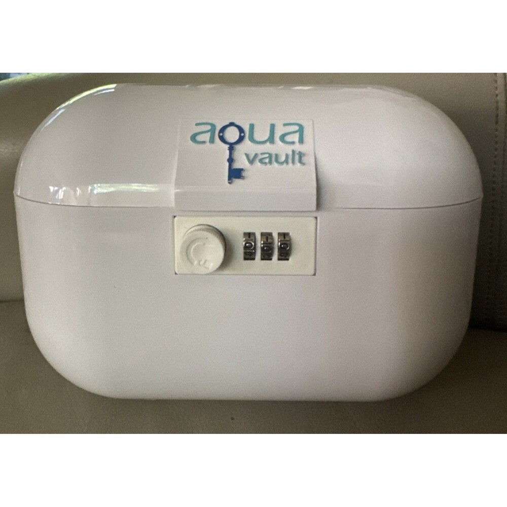 AquaVault Original Portable Safe – Beach Chair Anti-Theft Lock Box-Open Box